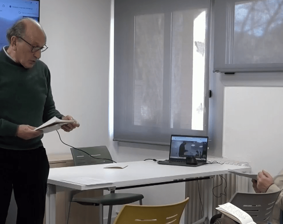 Jordi Planadecursach presentant la nova junta